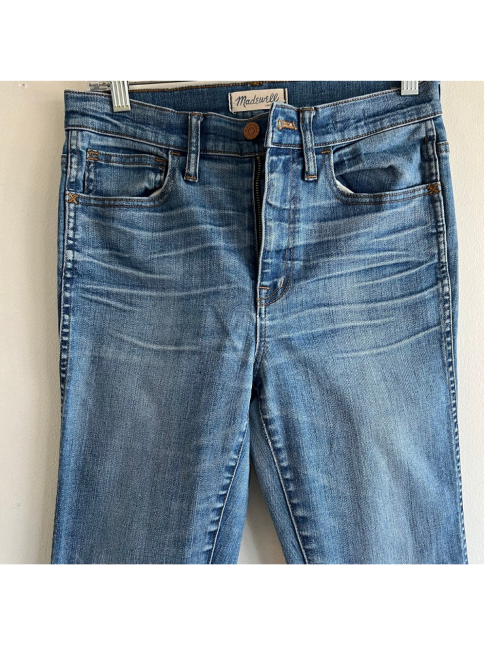 Madewell Blue High Rise Skinny Jeans Size 28